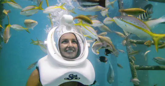 De Palm Island underwater helmet walk