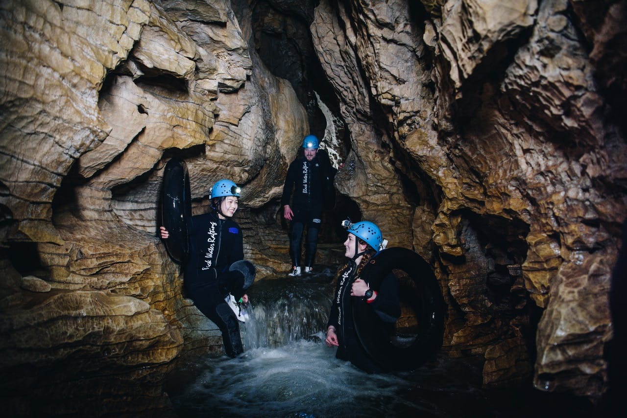 Black abyss ultimate Waitomo caving experience Musement