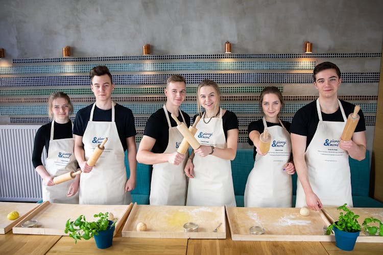 Polish dumpling cooking class with drinks