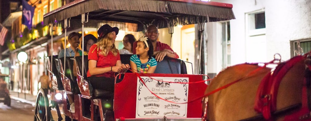 História e passeio de carruagem assombrada em Nova Orleans