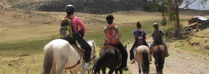 Tour privado de medio día a caballo por Cusco.