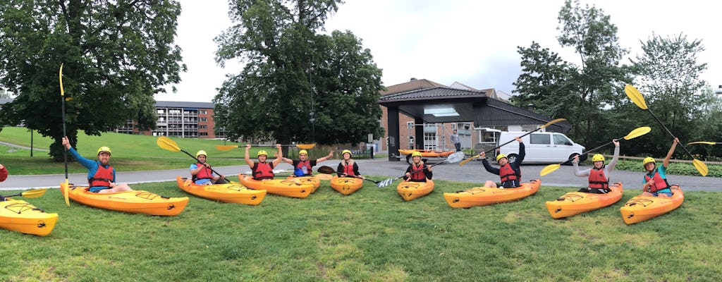 Curso de introdução à canoagem no mar em Aker Brygge