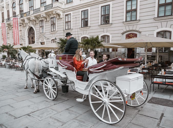Vienna sightseeing tour in a horse-drawn carriage