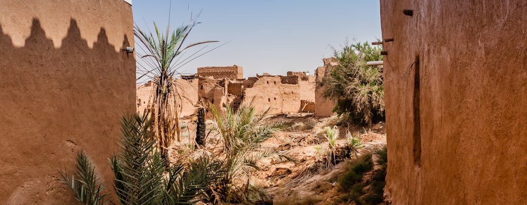 Al Qasab en Ushaiqer Heritage Village-tour van een hele dag