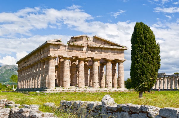 Paestum guided tour and mozzarella tasting from Salerno