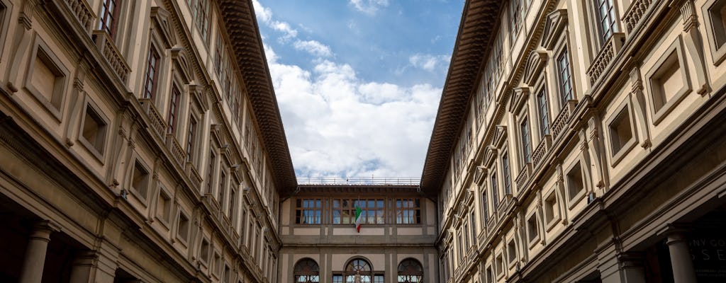 Guided tour of the Uffizi and open bus tour of Florence