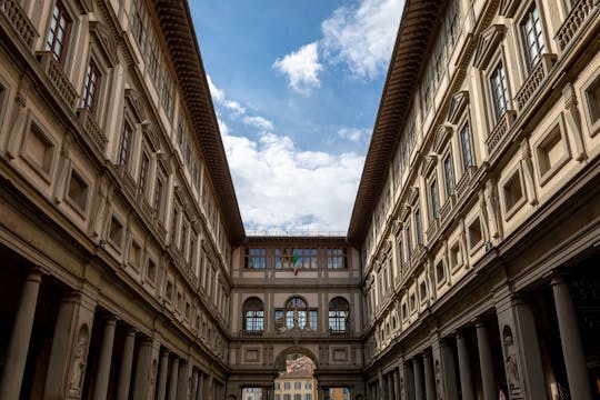Visita guiada a los Uffizi y recorrido en autobús abierto por Florencia