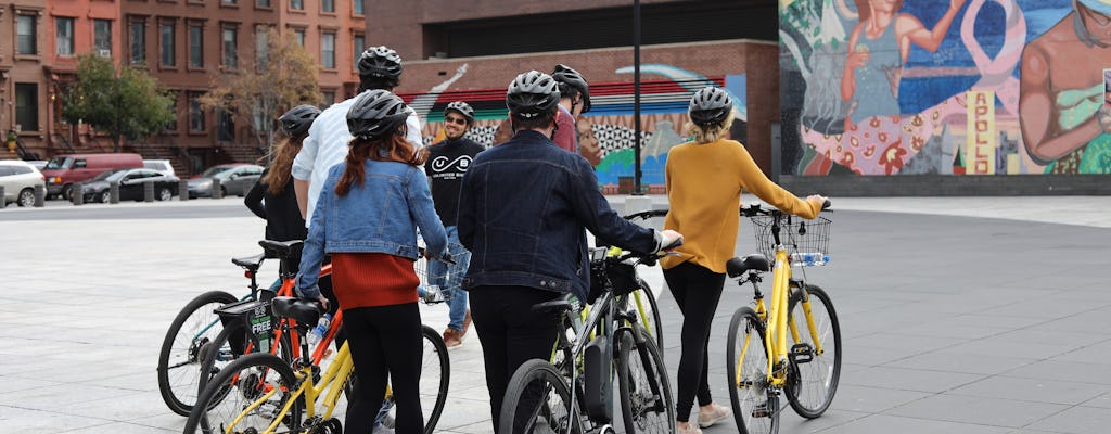 Central Park en Harlem begeleide fietstocht