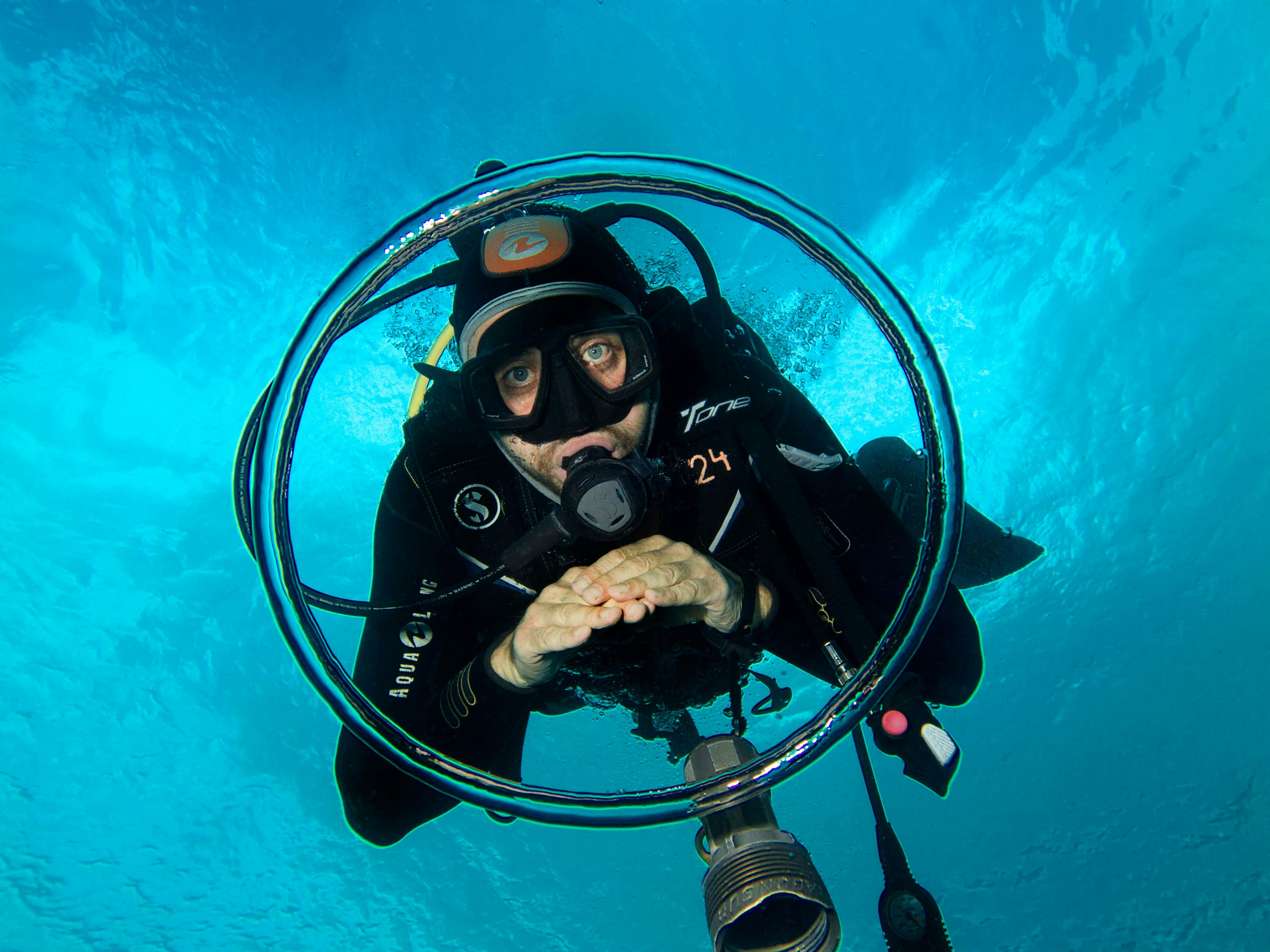 Double Dive with Equipment in Majorca