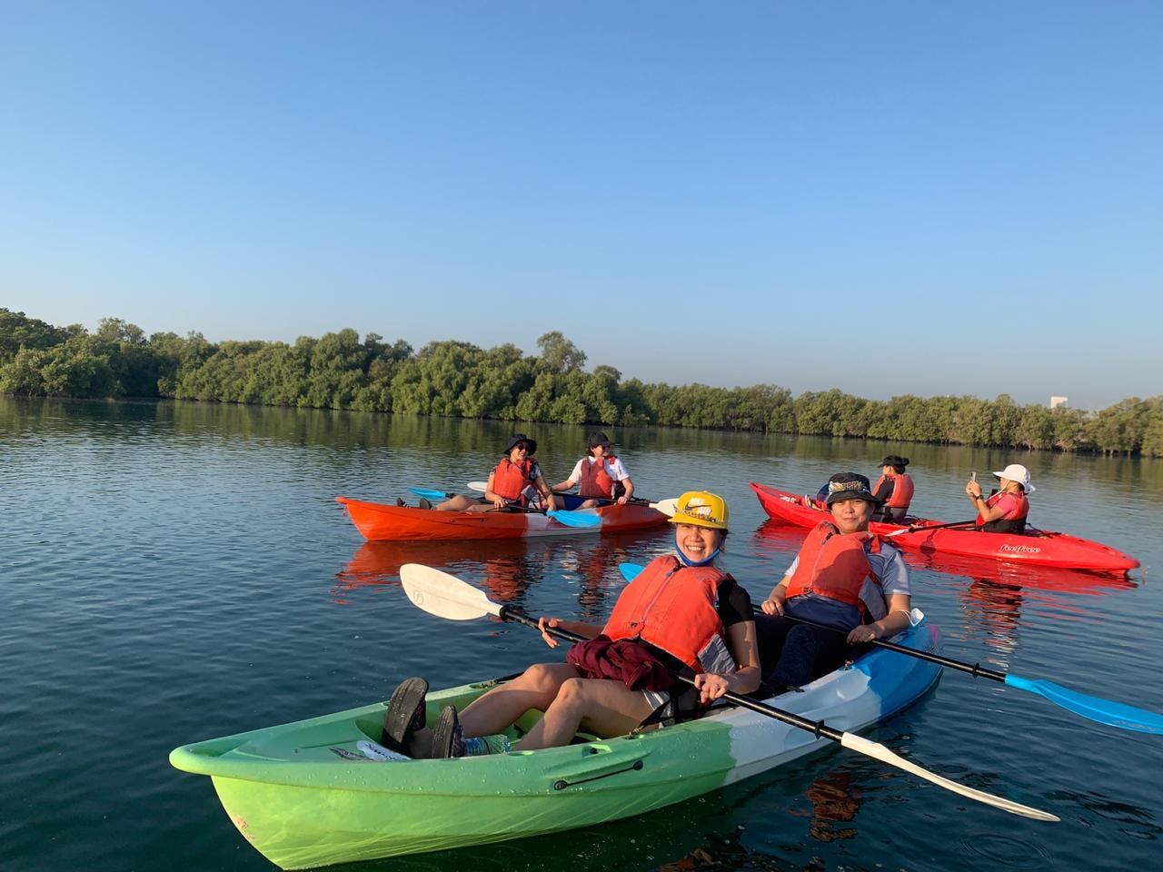 Abu Dhabi mangrove kayaking tour Musement