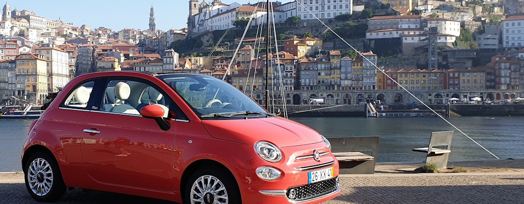 Tour privado do Porto em Fiat 500