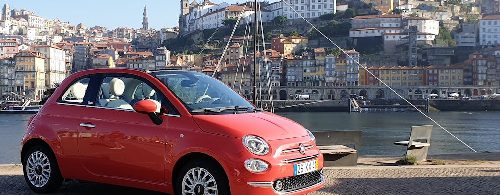 Tour privato di Porto su una Fiat 500