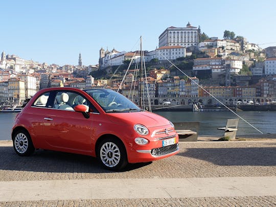 Tour privado de Oporto en un Fiat 500