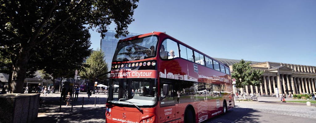 24-uur durende hop on, hop off-bustour door Stuttgart - groene route