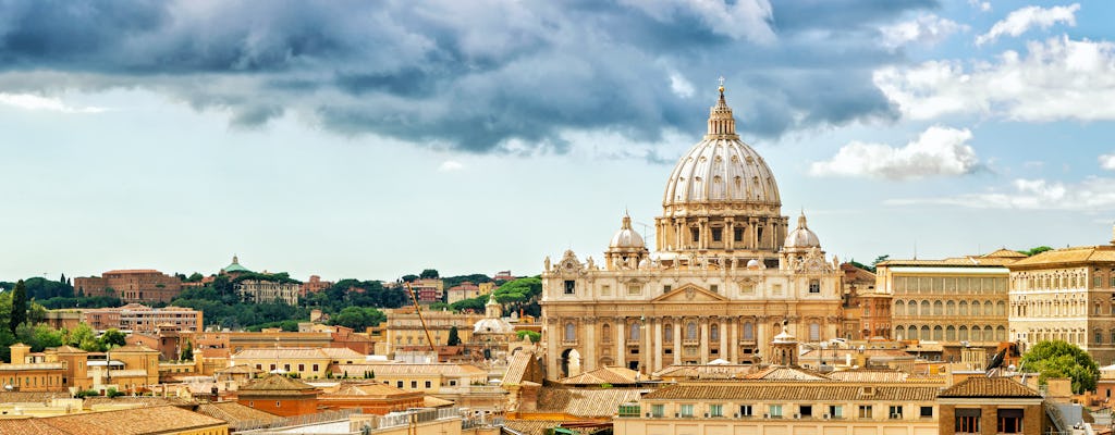 St. Peter's Basilica dome to underground grottos private tour
