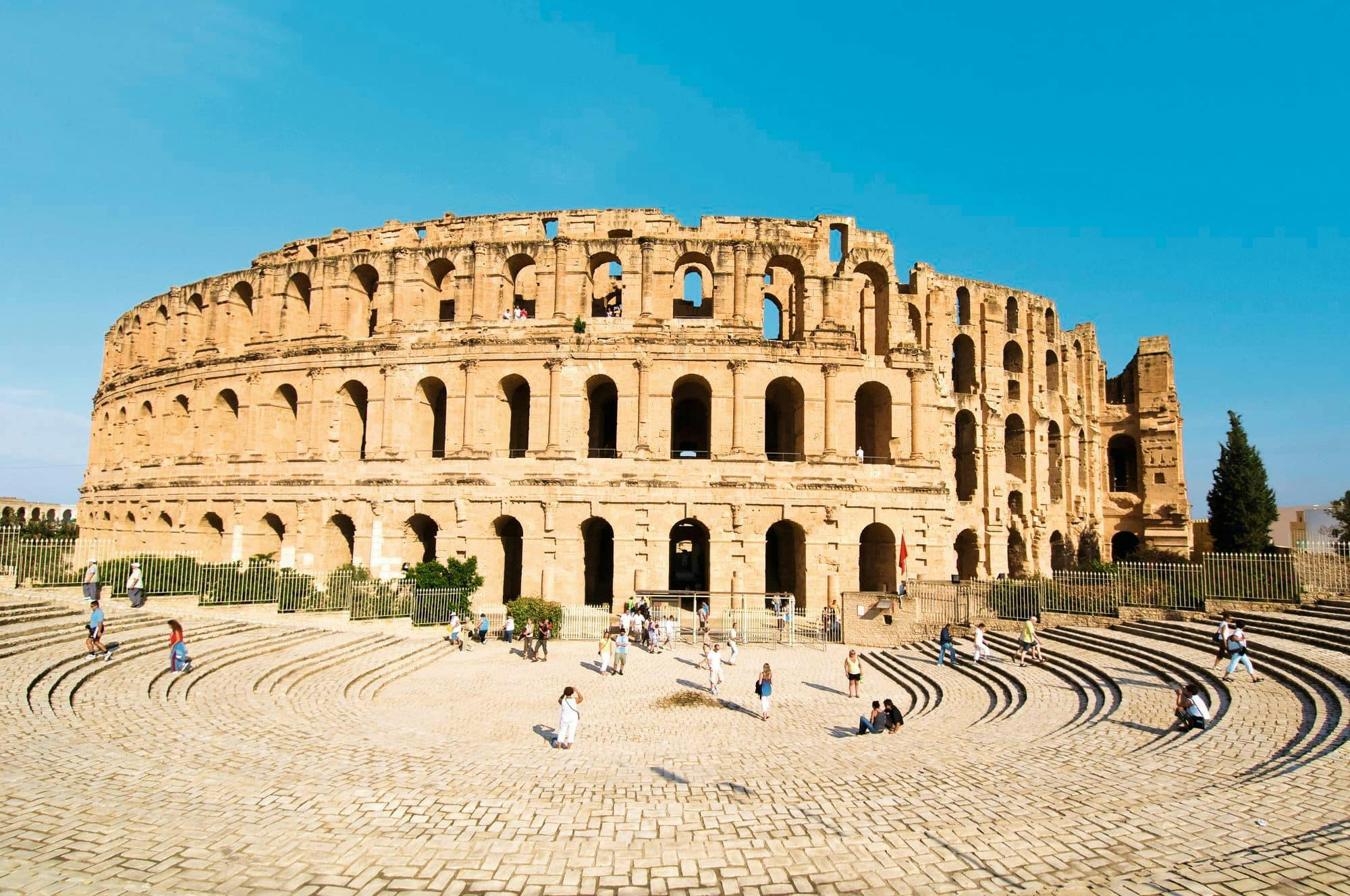 Excursión al Coliseo de El Jem con crucero en barco pirata