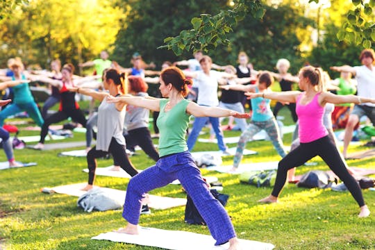 Private yoga holiday session in Athens