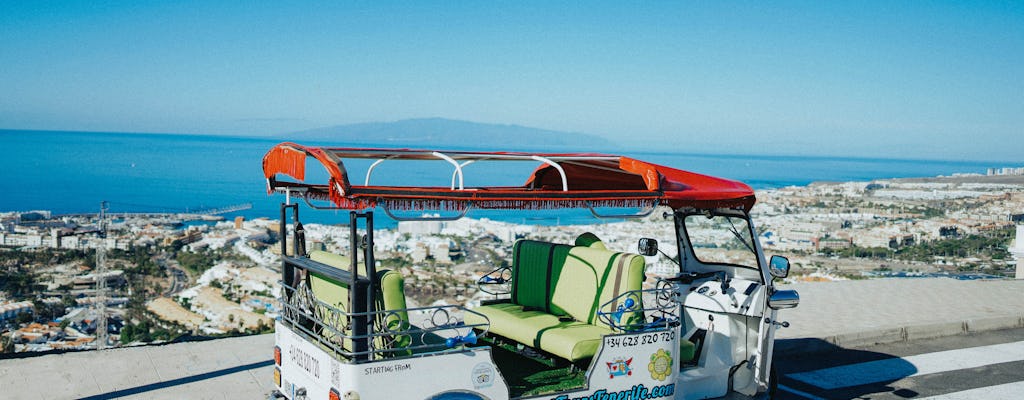 Tour de tuk tuk por fazenda das Canárias e Costa Adeje