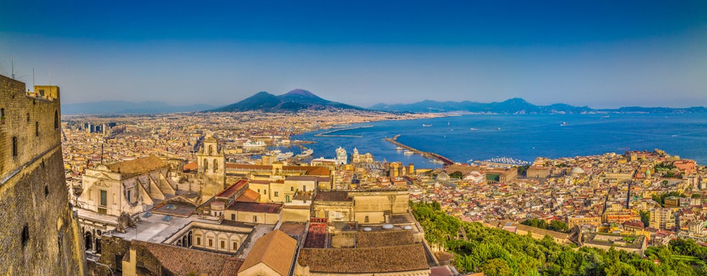 Visite à pied de la vieille ville de Naples et trajet panoramique en bus