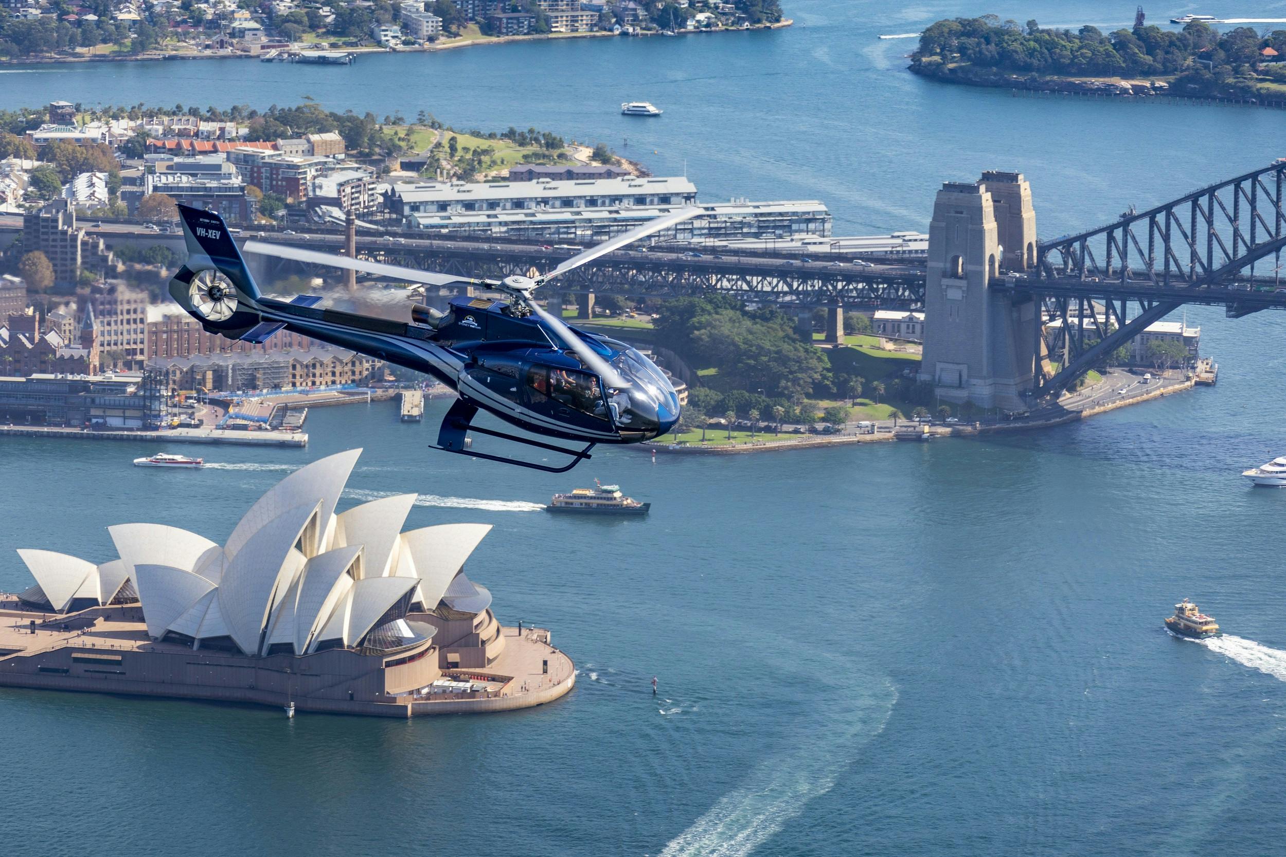 Sydney harbour 20 minutes scenic flight Musement