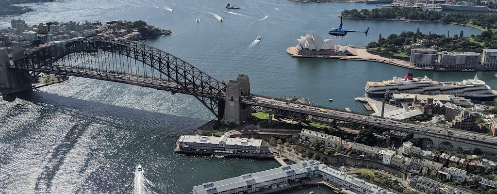 Voo panorâmico especial do porto de Sydney - 20 minutos para 2 passageiros