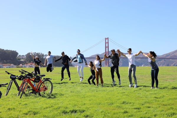 Golden Gate Bridge guided bike tour