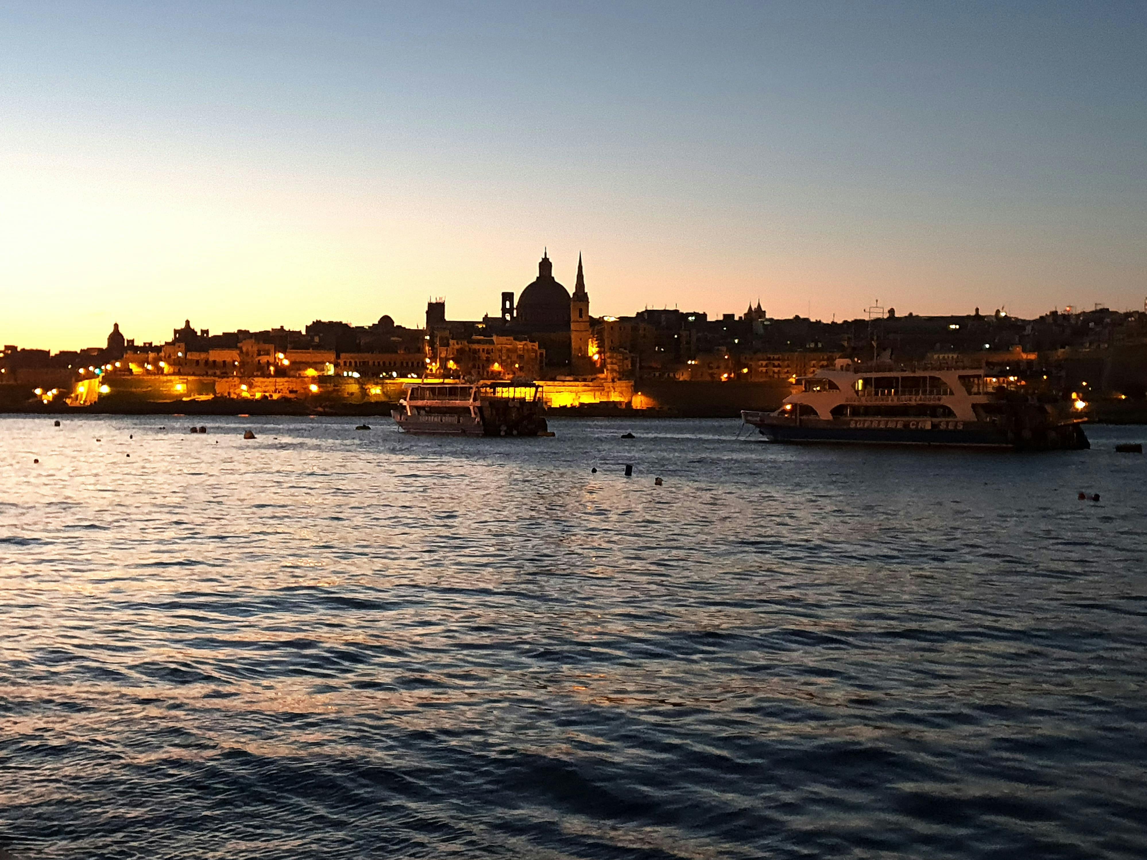 Valetta Two Harbours Cruise by Night