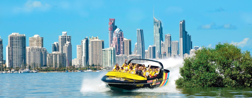 Premium Jet boat and parasail combo  for 2 people