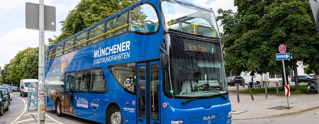 24-hour grand hop-on hop-off bus tour of Munich