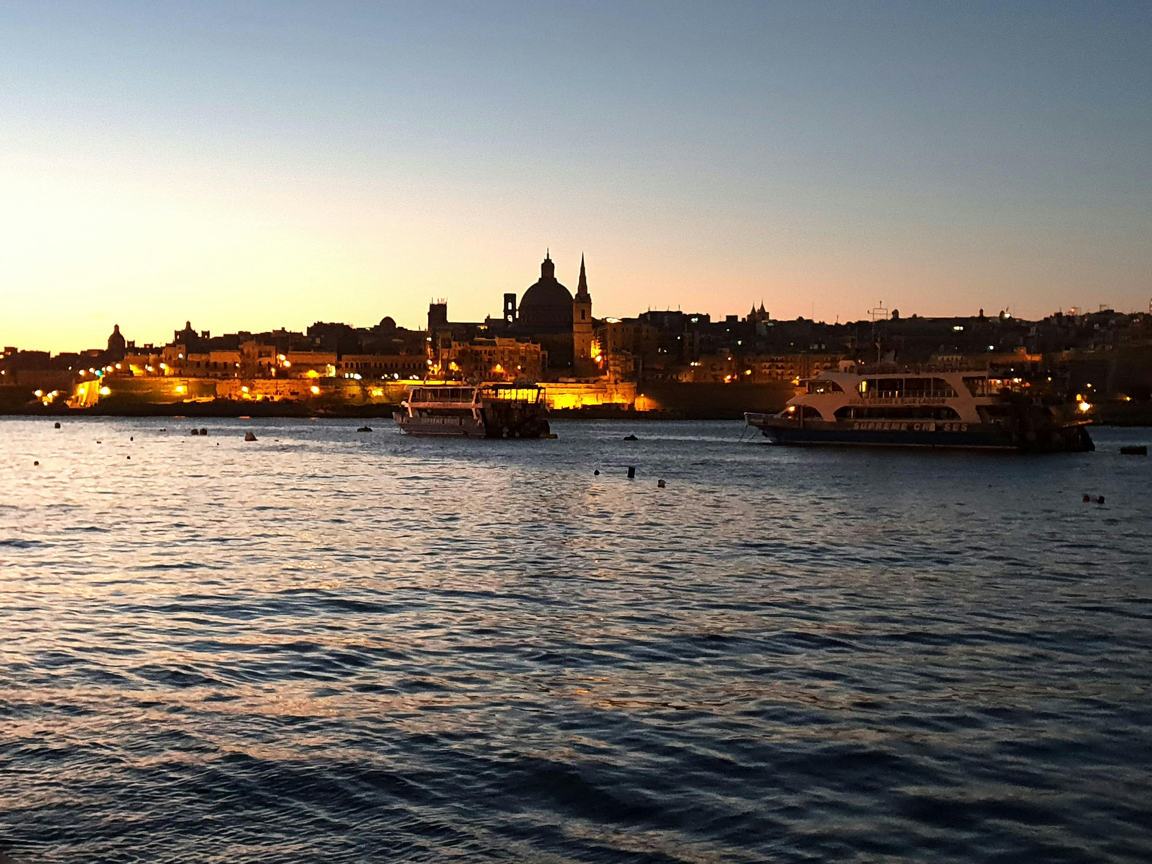 Valetta Two Harbours Cruise by Night