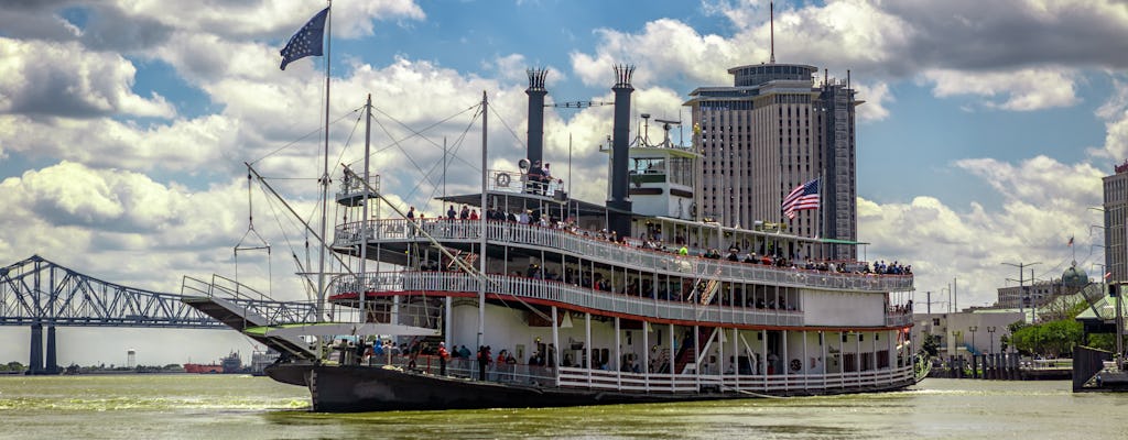 Cruzeiro jazz no Riverboat "City of New Orleans" com brunch opcional de domingo