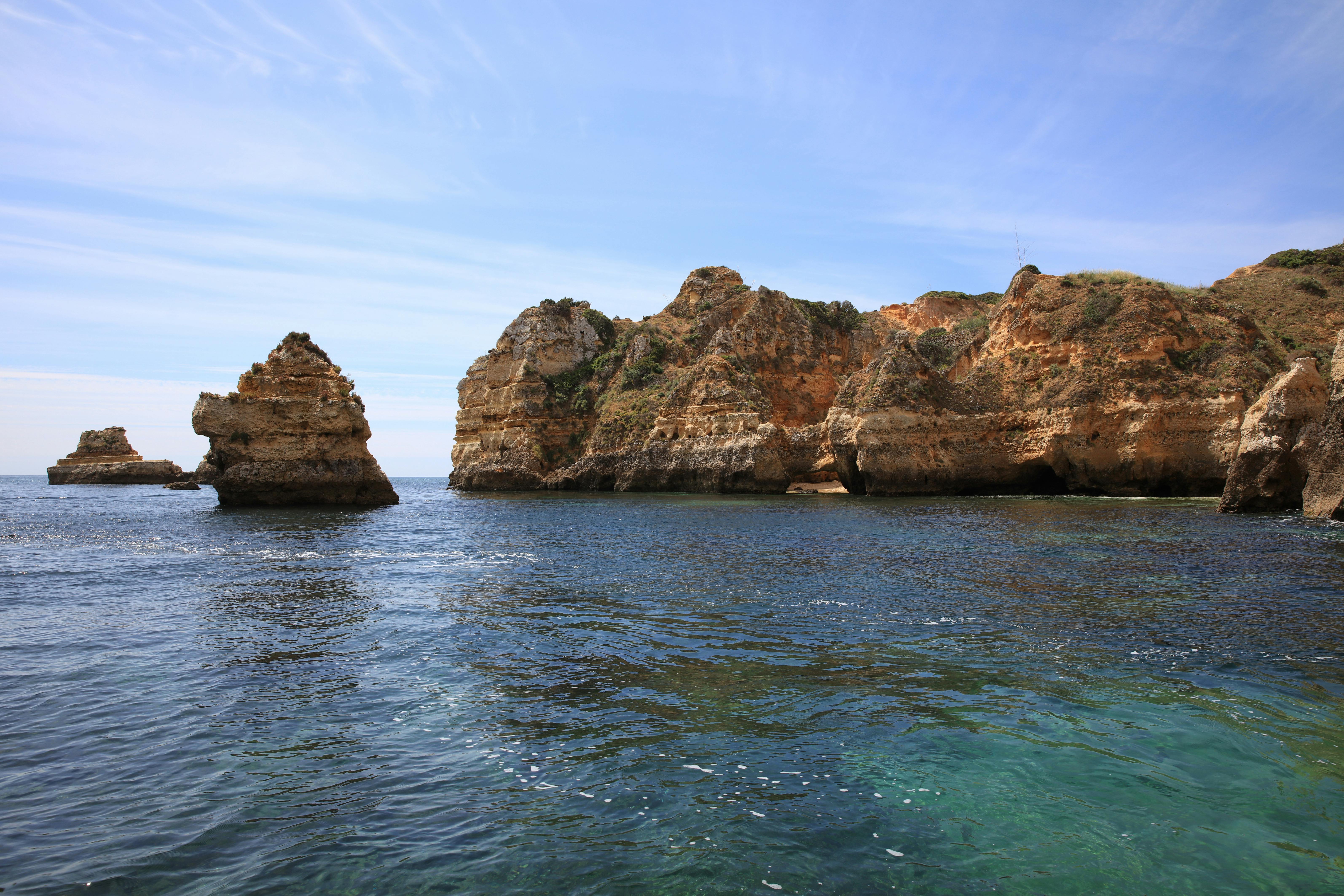 Paseo en barco por las cuevas de Ponta da Piedade desde Lagos