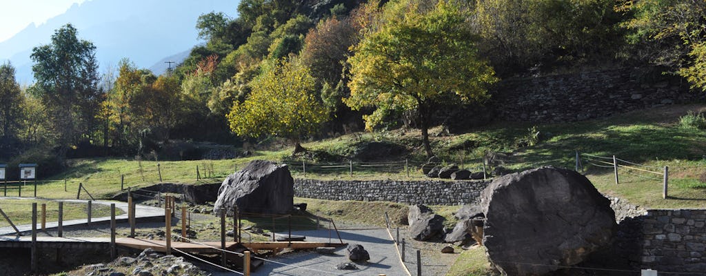 Pass für die Felszeichnungen im Valcamonica