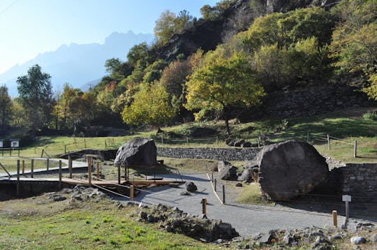 Pas voor de rotstekeningen in Valcamonica