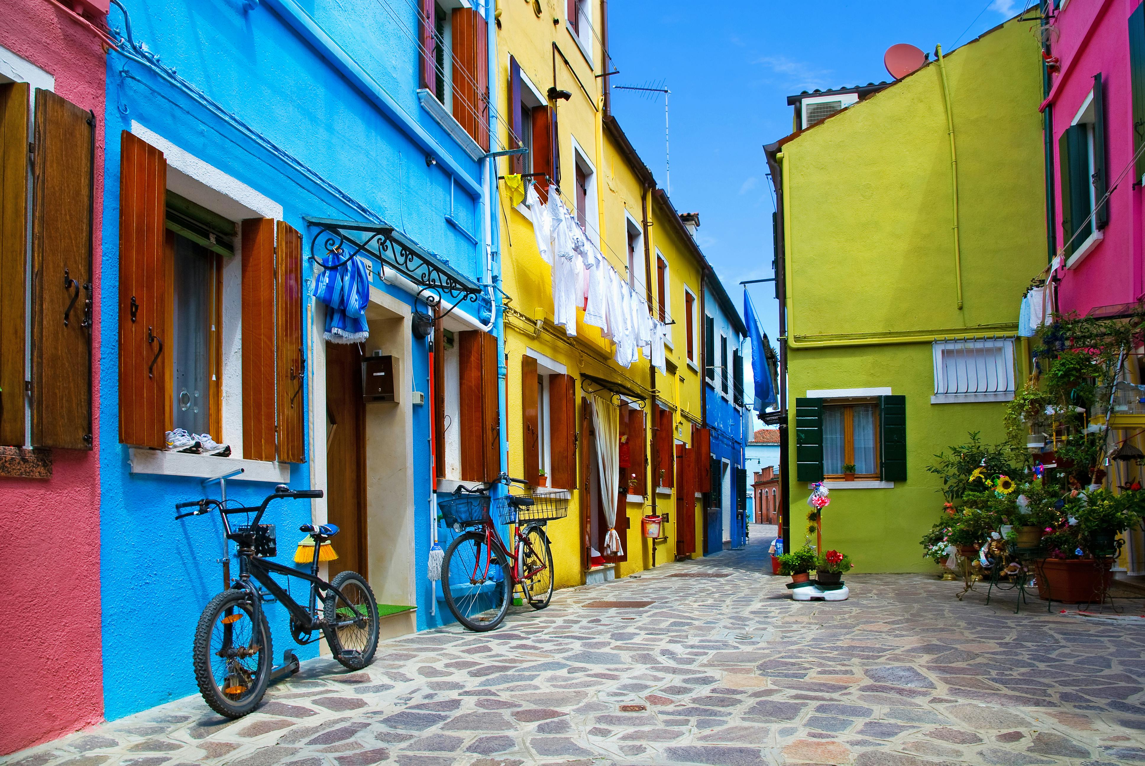 Visite à vélo, en tandem ou en pousse-pousse de Venise et des îles vénitiennes