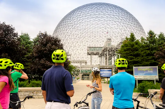Vista architectuur fietstocht in Montreal