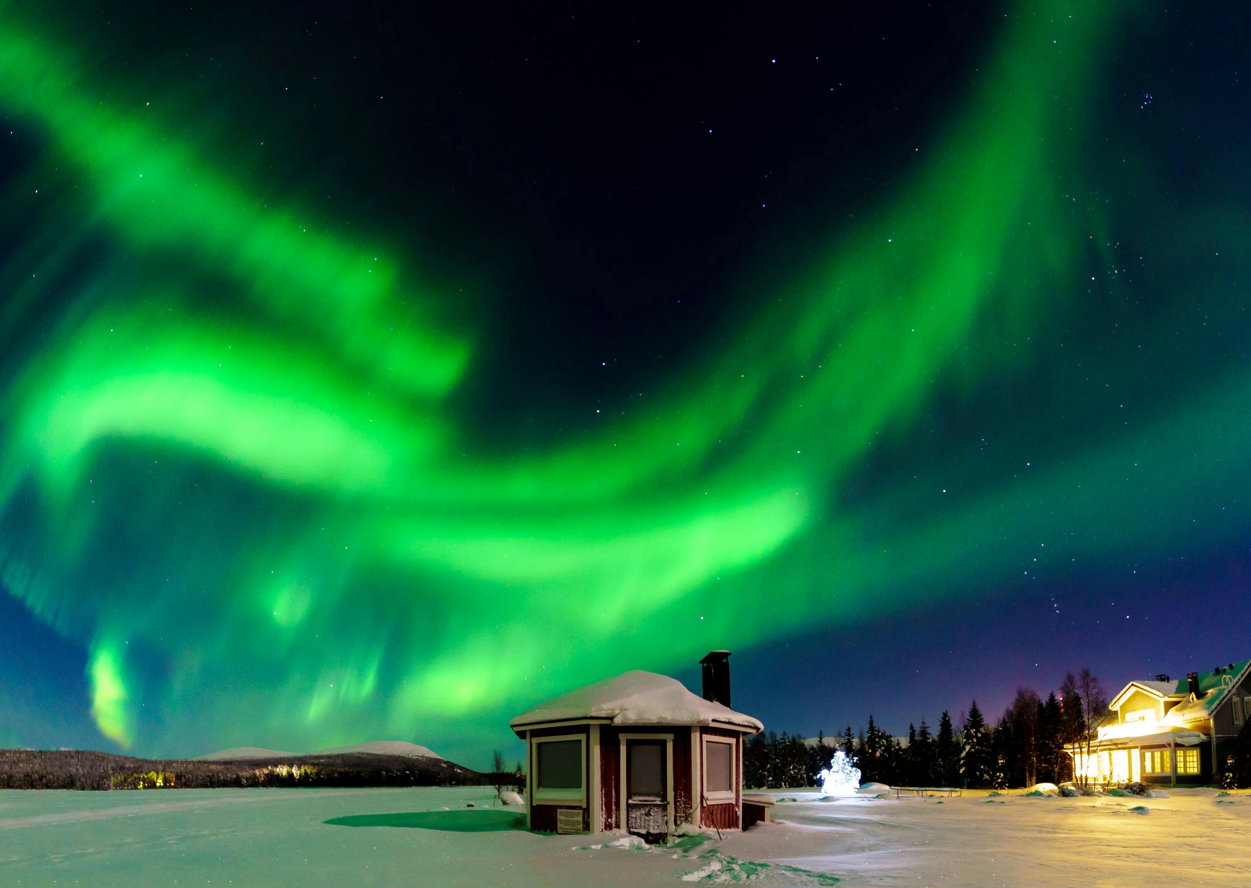 Yllas Snowmobile Adventure Single Rider – Night