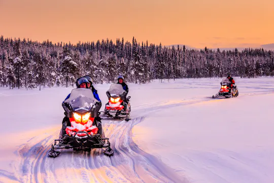 Yllas snowmobile day tour