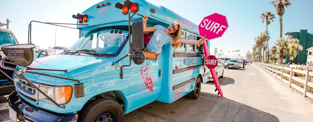 Lezione di surf di gruppo a Venice Beach