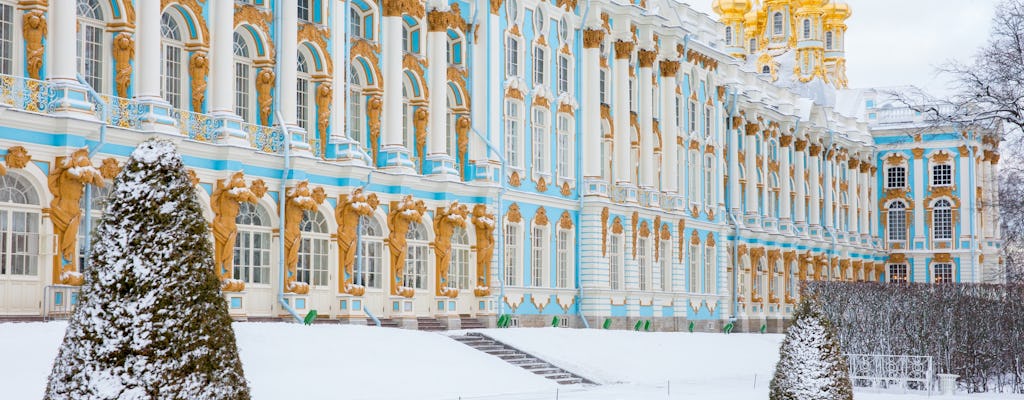Экскурсия в Екатерининский дворец и Янтарную комнату из Санкт-Петербурга