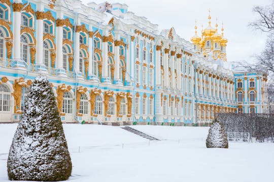 Экскурсия в Екатерининский дворец и Янтарную комнату из Санкт-Петербурга
