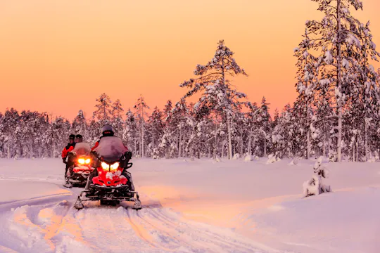 TUI Luosto snowmobile day tour