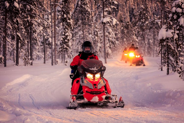 Luosto Snowmobile Night Tour