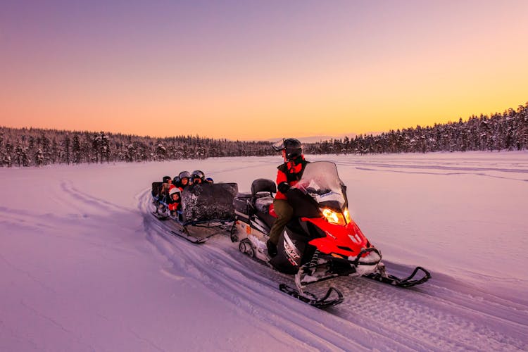 Luosto Snowmobile Day Tour