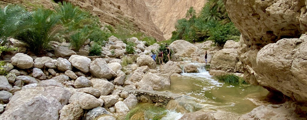 Visite privée d'une journée de Wadi Shab et Bimmah Sinkhole