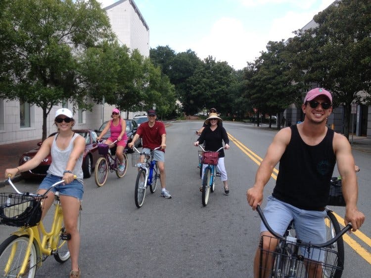 Radtour durch die Geschichte in Savannah