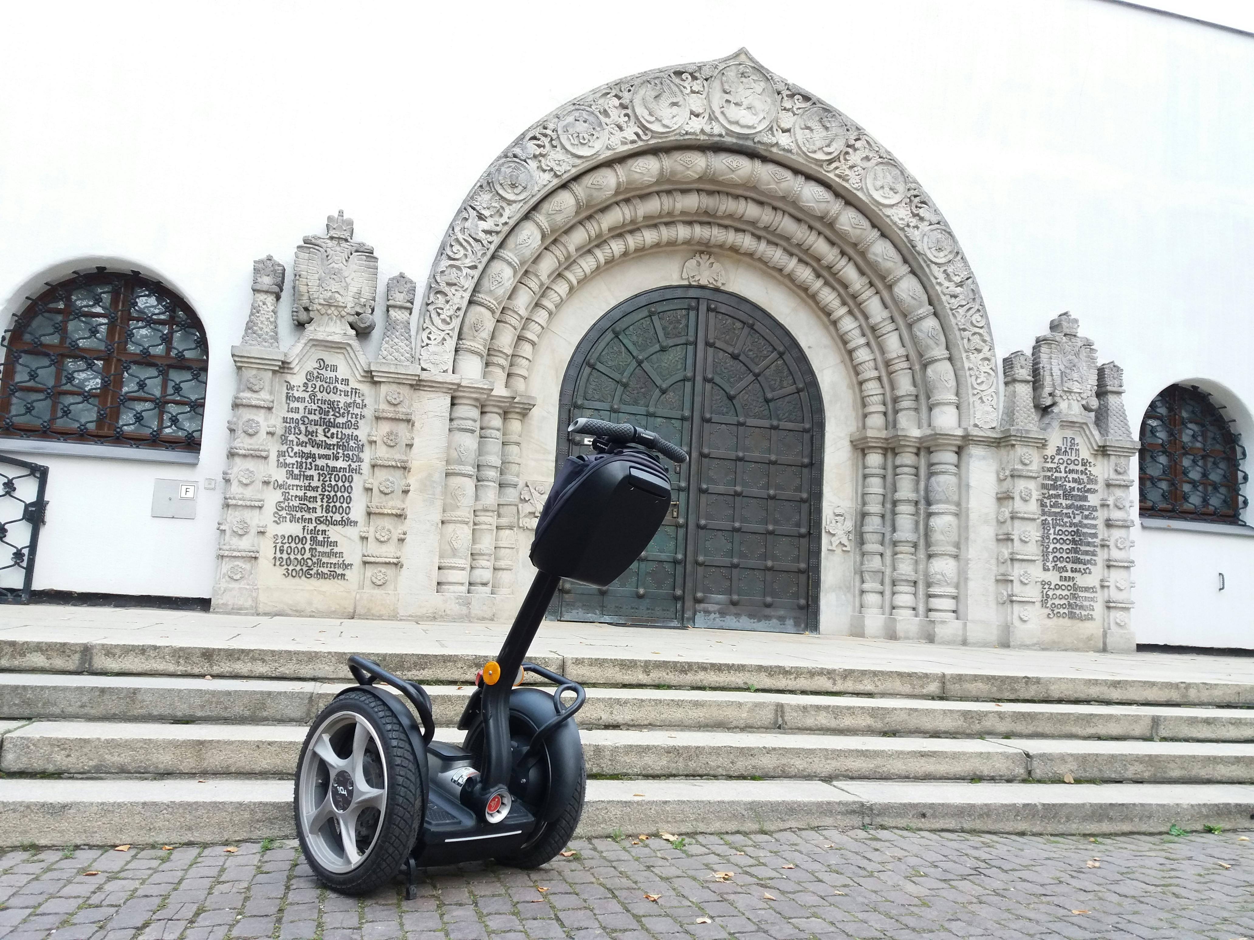 Zelfbalancerende scootertocht in Leipzig