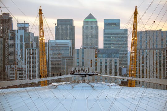 Up at The O2 twilight climb