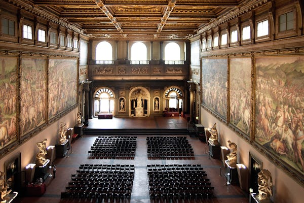 Zwiedzanie z przewodnikiem Palazzo Vecchio i Salone dei Cinquecento