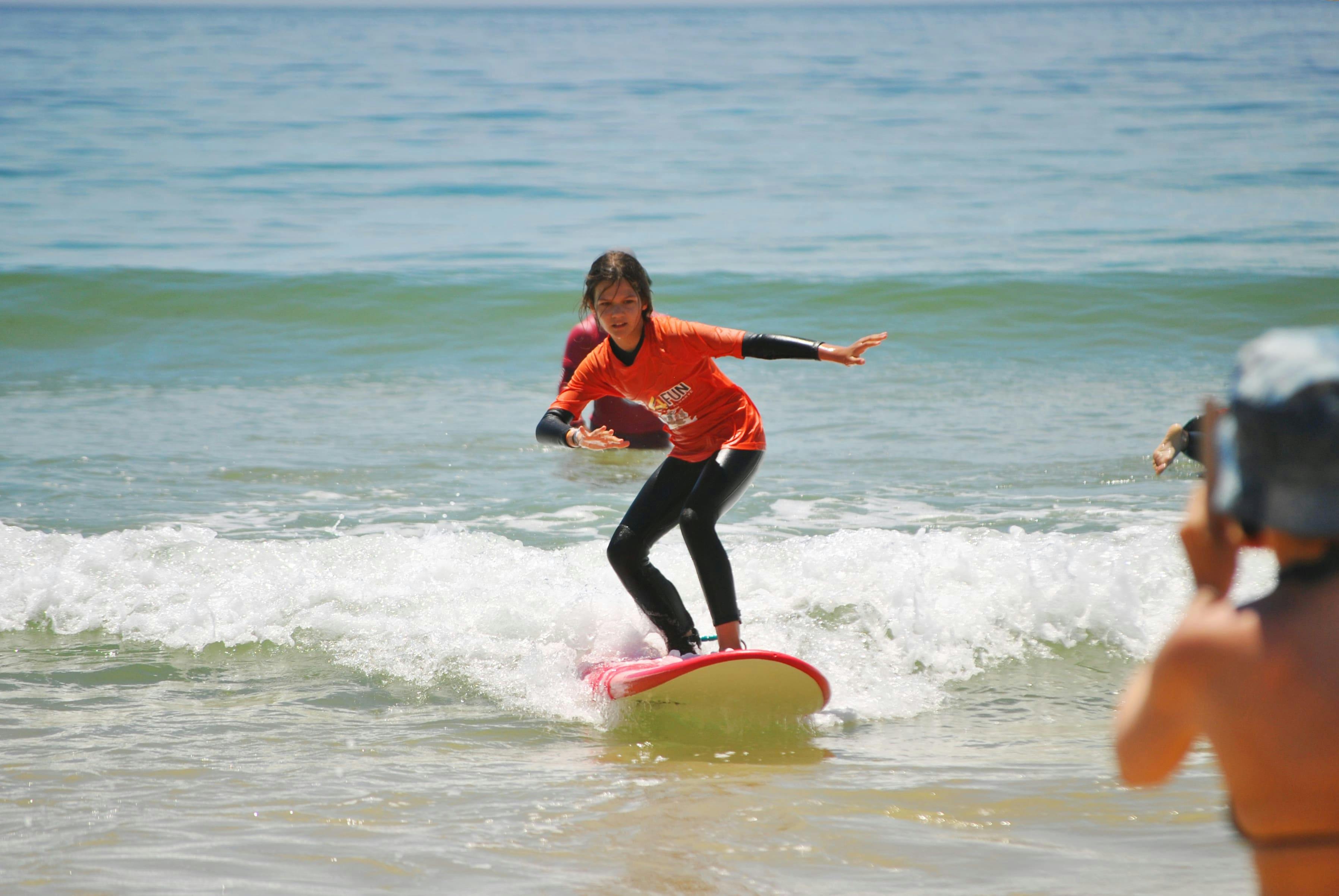 Hele dag surfen